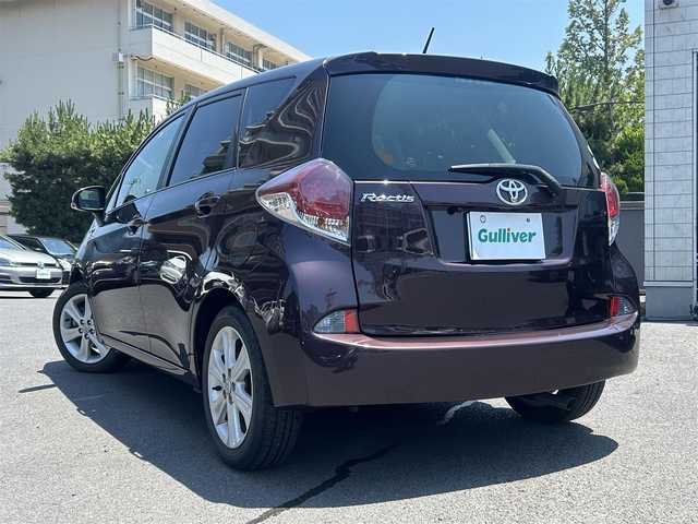 トヨタ ラクティス G プライムスタイル 島根県 2014(平26)年 8.7万km ディープアメジストマイカメタリック 純正ＳＤナビ　/地デジ　/ＤＶＤ再生　/Ｂｌｕｅｔｏｏｔｈ接続　/バックカメラ　/ビルトインＥＴＣ　/クルーズコントロール　/横滑り防止装置　/スマートキー　/プッシュスタート　/純正ＨＩＤヘッドライト　/純正１６インチアルミホイール　/純正フロアマット