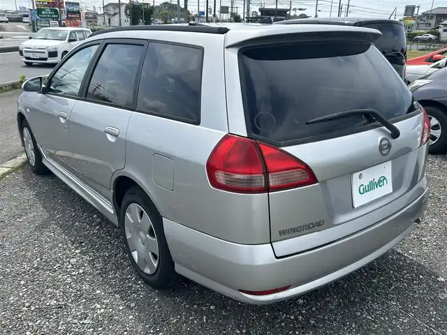 日産 ウイングロード Sエアロ 神奈川県 2001(平13)年 16.6万km ダイヤモンドシルバー ・CDプレイヤー/・社外フロアマット/・HIDヘッドライト/・AAC/・パワーステアリング/・パワーウィンドウ