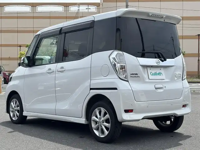日産 デイズ ルークス ハイウェイスター Xターボ 宮城県 2019(令1)年 8.8万km ホワイトパール 登録時走行距離87370ｋｍ/純正ナビ/・フルセグテレビ/・Bluetooth/・CD/DVD/・ＡＭ/FM/パワスラ/レーンキープ/衝突軽減/横滑り防止/Ａライト/Ａハイビーム/純ナビ/フルセグ/ＢＴ/ドラレコ/ＴＣ/ウインカーミラー/ＬＥＤヘッドライト/フォグランプ/ドアバイザー