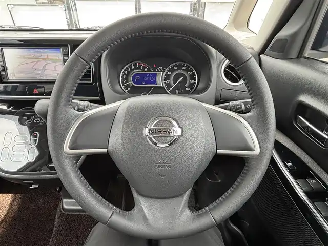 日産 デイズ ルークス ハイウェイスター Xターボ 宮城県 2019(令1)年 8.8万km ホワイトパール 登録時走行距離87370ｋｍ/純正ナビ/・フルセグテレビ/・Bluetooth/・CD/DVD/・ＡＭ/FM/パワスラ/レーンキープ/衝突軽減/横滑り防止/Ａライト/Ａハイビーム/純ナビ/フルセグ/ＢＴ/ドラレコ/ＴＣ/ウインカーミラー/ＬＥＤヘッドライト/フォグランプ/ドアバイザー