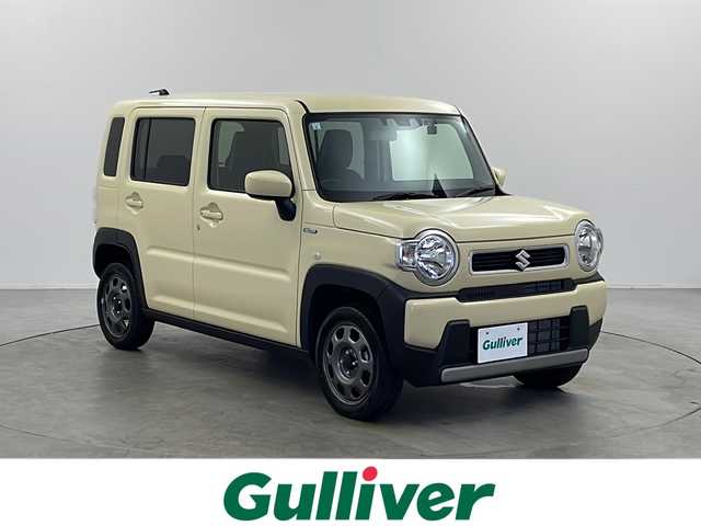 スズキ ハスラー HYBRID G 栃木県 2024(令6)年 1.1万km シフォンアイボリーM 社外メモリーナビ/Bluetooth/USB/AM/FM/スズキセーフティサポート/・デュアルカメラブレーキサポート/・後退時ブレーキサポート/・誤発進抑制/・ふらつき警報/・標識認識/・ハイビームアシスト/バックカメラ/ドライブレコーダー/ETC/ハロゲンヘッドライト/フロアマット/Wエアバッグ/スマートキー/スペアキー
