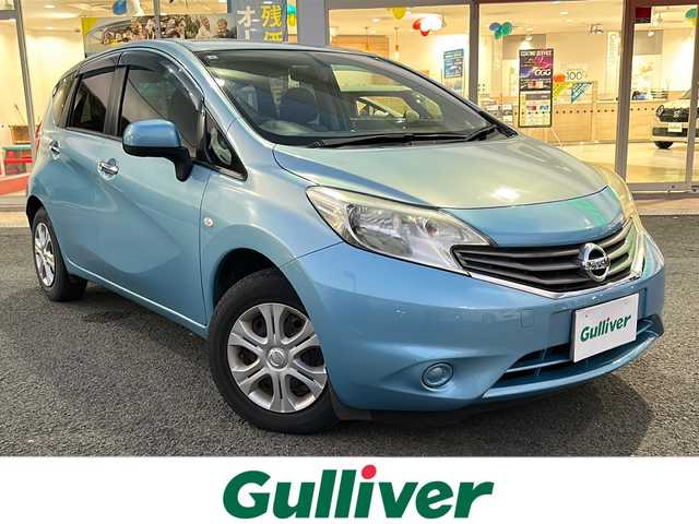 日産 ノート メダリスト 長崎県 2013(平25)年 6.1万km ソニックブルー ディーラーOP/SDナビ【MC313D-W】/・Bluetooth接続/・フルセグTV/・DVD再生/全方位カメラ・バックカメラ/ETC/ハーフレザーシート/D席ひじ置き/アイドリングストップ/ISOFIX/オートライト/革巻きステアリング/ヘッドライトレベライザー