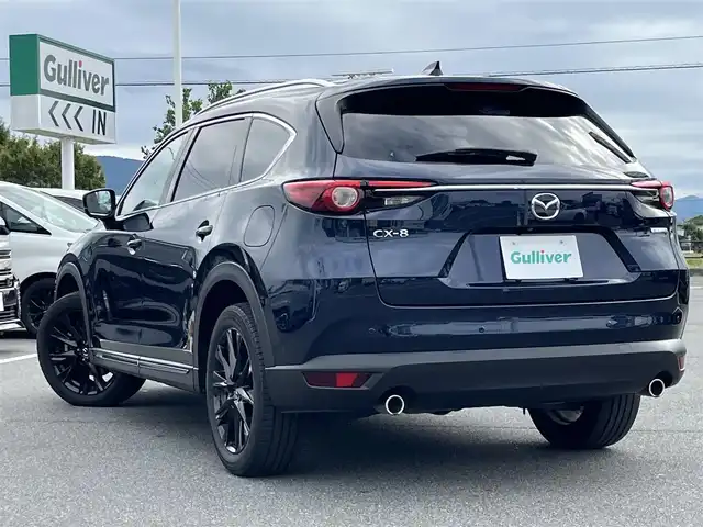 マツダ ＣＸ－８ XD ブラックトーンエディション 奈良県 2021(令3)年 3.5万km ディープクリスタルブルーマイカ 純正10インチナビ/(フルセグ/BT）/レーダークルーズコントロール/全方位モニター/ブラインドスポットモニター/前後コーナーセンサー/衝突軽減システム/レーンキープアシスト/パワーバックドア/ハーフレザーシート/運転席メモリーシート/前席パワーシート/全席シートヒーター/ステアリングヒーター/ワイヤレス充電/後席サンシェード/デジタルインナーミラー/ETC/純正19インチAW/取り扱い説明書/スペアキーX1