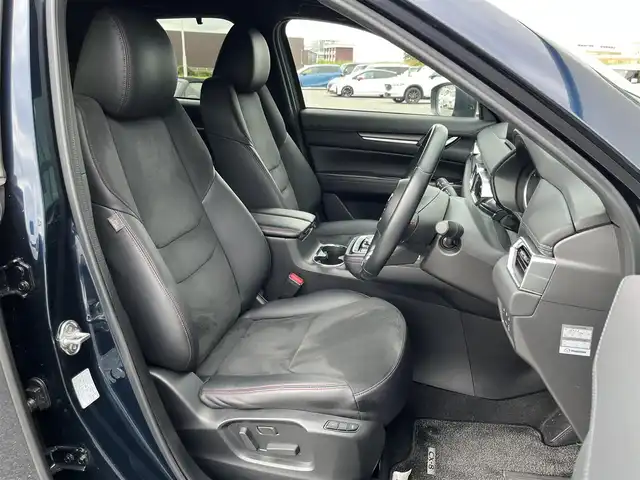 マツダ ＣＸ－８ XD ブラックトーンエディション 奈良県 2021(令3)年 3.5万km ディープクリスタルブルーマイカ 純正10インチナビ/(フルセグ/BT）/レーダークルーズコントロール/全方位モニター/ブラインドスポットモニター/前後コーナーセンサー/衝突軽減システム/レーンキープアシスト/パワーバックドア/ハーフレザーシート/運転席メモリーシート/前席パワーシート/全席シートヒーター/ステアリングヒーター/ワイヤレス充電/後席サンシェード/デジタルインナーミラー/ETC/純正19インチAW/取り扱い説明書/スペアキーX1