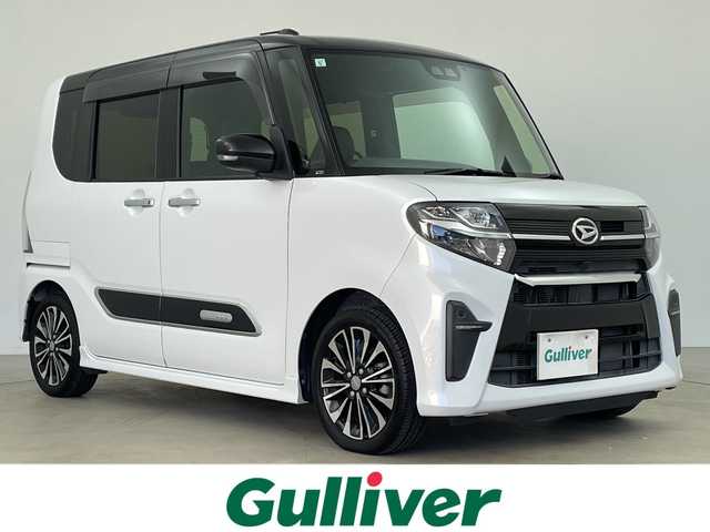 ダイハツ タント カスタム RS 鹿児島県 2019(令1)年 2.9万km ブラックマイカメタリック/シャイニングホワイトパール 社外メモリナビ　/（フルセグ/Bluetooth/DVD/CD/USB)　/バックカメラ　/両側パワースライドドア　/ＥＴＣ　/オートライト　/シートバックテーブル　/コーナーセンサー　/ベンチシート　/アイドリングストップ　/保証書　/取扱説明書