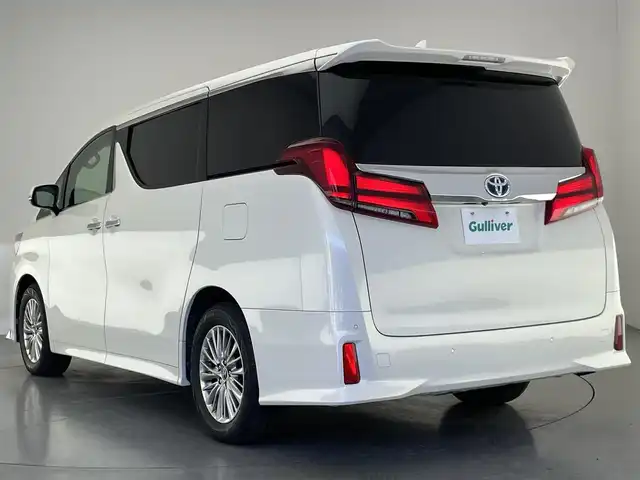 トヨタ アルファードハイブリット SR Cパッケージ 愛知県 2018(平30)年 4.4万km ラグジュアリーホワイトパールクリスタルシャインガラスフレーク メーカーナビ　Ｗムーンルーフ　リアエンターテイメント　全方位カメラ　ＪＢＬ　デジタルインナーミラー　ＢＳＭ　黒革　シートヒーター　ＡＣ１００Ｖ　ＨＤＭＩ　衝突軽減　追従クルコン　電動リアゲート　シートベンチレーション　ハンドルヒーター　オートハイビーム　ETC2.0　ドラレコ　禁煙車