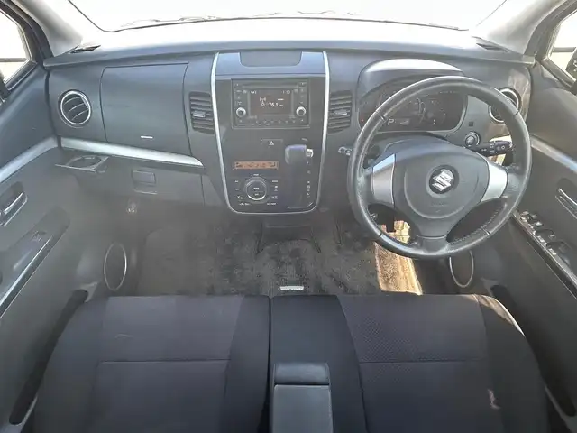スズキ ワゴンＲ LTDⅡ 岩手県 2012(平24)年 4.7万km パールメタリックカシミールブルー 4WD/純正ディスプレイオーディオ/　　CD/AUX/バックカメラ/LEDオートライト/フォグランプ/シートヒーター/純正14インチアルミホイール/スマートキー/ビルトインETC