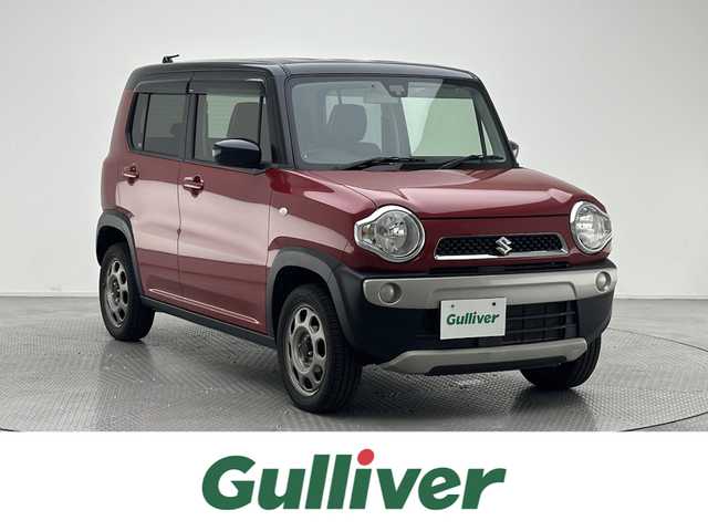 スズキ ハスラー G 兵庫県 2015(平27)年 4.3万km フェニックスレッドパール/ブルーイッシュブラックパール 純正ナビ　前席シートヒーター　ビルトインＥＴＣ　衝突被害軽減ブレーキ　横滑り防止装置　スマートキー　プッシュスタート　アイドリングストップ　シートリフター　ヘッドライトレヘライザー　ＵＳＢ　禁煙車