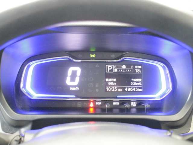 ダイハツ ミラ イース X SAⅢ 千葉県 2018(平30)年 5万km スプラッシュブルーM 純正CDオーディオ/（CC-W67D）/スマートアシスト/横滑り防止機能/eco IDLE/ドアバイザー/フロアマット/オートライト/バックカメラ/スペアキー有/保証書/取扱説明書
