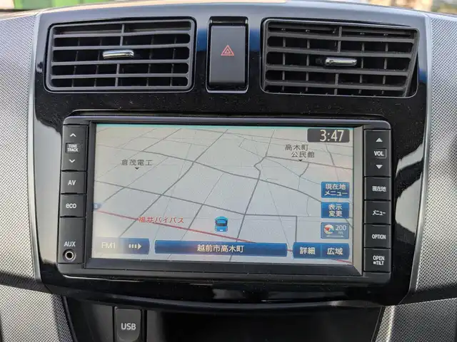 ダイハツ ムーヴ カスタム X LTD SA 福井県 2013(平25)年 8.4万km ブラックマイカメタリック 純正AW付きサマータイヤ積込/バックカメラ/LEDヘッドライト/Fフォグ/社外シートカバー/衝突被害軽減システム/純正メモリナビ（CD/USB/AUX/iPod）/ワンセグテレビ/ETC/アイドリングストップ/横滑り防止装置/盗難防止装置/ダブルエアバッグ/純正フロアマット/スマートキー