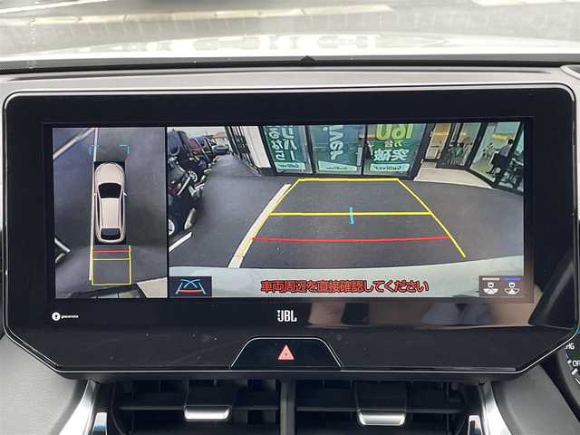 トヨタ ハリアー ハイブリッド Z レザーパッケージ 島根県 2021(令3)年 5.6万km ホワイトパールクリスタルシャイン 純正ナビ/パノラミックビューモニター/フルセグTV/Bluetooth/USB/JBLサウンド/レーダークルーズコントロール/レーンキープ/LEDオートライト/オートマチックハイビーム /黒革シート/パワーシート/メモリーシート /シートヒーター /シートベンチレーション /ステアリングヒーター/ステアリングスイッチ/パワーバックドア /ビルトインETC2.0/スマートキー/スペアキー /プッシュスタート /純正フロアマット/純正ドアバイザー