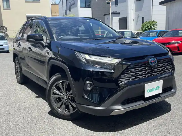 トヨタ ＲＡＶ４ 神奈川県 2023(令5)年 2.6万km アティチュードブラックマイカ ワンオーナー/パノラマルーフ/純正ナビ（AM/FM/BT）/フルセグTV/純正デジタルインナーミラー/インナーミラー内蔵ドラレコ前後/BSM/全方位カメラ/コーナーセンサー/レーダークルーズコントロール/衝突軽減ブレーキ/運転席パワーシート/前席シートヒーターベンチレーション/純正LEDヘッドライト/パワーバックドア/スマートキー/スペアキーX1/取説/記録簿・保証書/ディーラー記録　R6