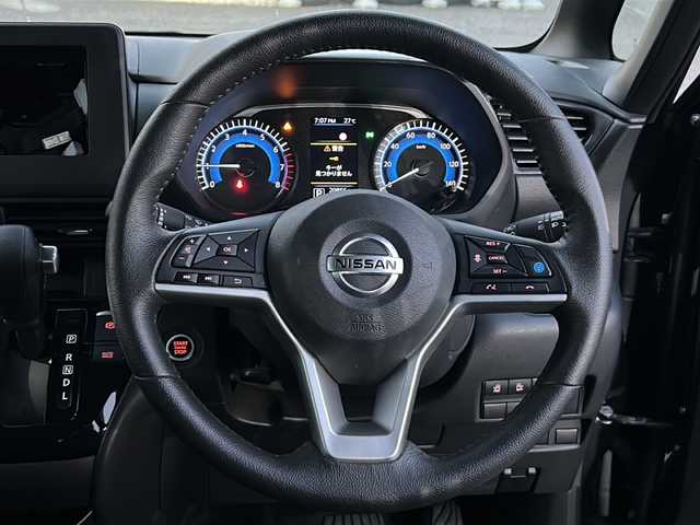 日産 ルークス HWS Gターボ プロパイロットED 福島県 2023(令5)年 2.1万km ブラック 4WD/ターボ/衝突軽減ブレーキ/両側パワースライドドア/プロパイロット/アラウンドビューモニター/シートヒーター/オートライト/LEDヘッドライト/スマートキー/オーディオレス/フロアマットなし