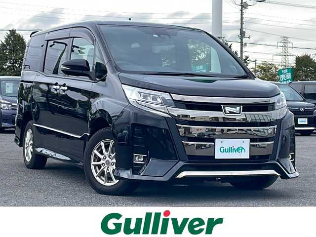 トヨタ ノア Si ダブルバイビーⅡ 道央・札幌 2020(令2)年 5.1万km ブラック ４WD/寒冷地仕様/社外SDナビ/CD/DVD/BT/フルセグ/純正フリップダウンモニター/プリクラッシュセーフティ/横滑り防止装置/クルーズコントロール/クリアランスソナー/バックカメラ/ドライブレコーダー/アイドリングストップ/ワイパーデアイサー/両側パワースライドドア/ハーフレザーシート/ステアリングリモコン/プッシュスタート/スマートキー/LEDヘッドライト/オートライト/電動格納ミラー/ウィンカーミラー/純正フロアマット/ドアバイザー/スペアキー/純正AW付夏タイヤ積込/195/65/R15/2020年/山2mm