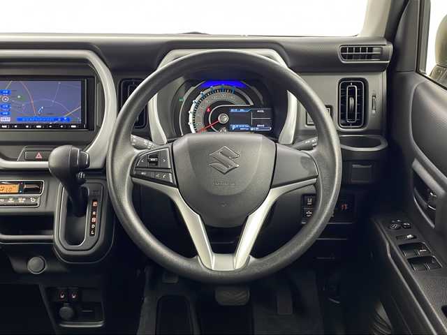 スズキ ハスラー HYBRID G 栃木県 2024(令6)年 0.7万km シフォンアイボリーM 社外メモリーナビ/　Bluetooth/USB/AM/FM/スズキセーフティサポート/・デュアルカメラブレーキサポート/・後退時ブレーキサポート/・誤発進抑制/・ふらつき警報/・標識認識/・ハイビームアシスト/バックカメラ/ドライブレコーダー/ETC/ハロゲンヘッドライト/フロアマット/Wエアバッグ/スマートキー×2本