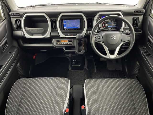 スズキ ハスラー HYBRID G 栃木県 2024(令6)年 0.7万km シフォンアイボリーM 社外メモリーナビ/　Bluetooth/USB/AM/FM/スズキセーフティサポート/・デュアルカメラブレーキサポート/・後退時ブレーキサポート/・誤発進抑制/・ふらつき警報/・標識認識/・ハイビームアシスト/バックカメラ/ドライブレコーダー/ETC/ハロゲンヘッドライト/フロアマット/Wエアバッグ/スマートキー×2本