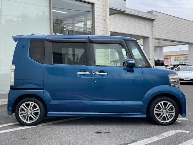 ホンダ Ｎ ＢＯＸ ＋ カスタム G 埼玉県 2013(平25)年 8.3万km プレミアムダイナミックブルーパール 車いす仕様車/純正SDナビ/　DTV/CD/DVD/SD/SD REC/BT/片側パワースライドドア/バックカメラ/電動ウインチ/HIDヘッドライト/アイドリングストップ/プッシュスタート/スマートキー/スペアキー1本/ETC/オートライト/純正フロアマット