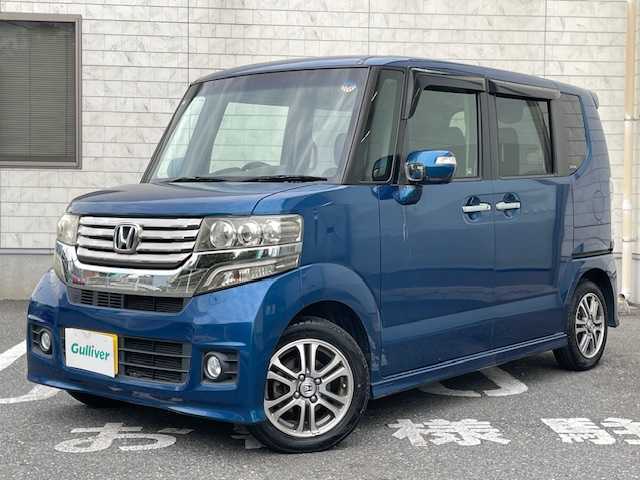 ホンダ Ｎ ＢＯＸ ＋ カスタム G 埼玉県 2013(平25)年 8.3万km プレミアムダイナミックブルーパール 車いす仕様車/純正SDナビ/　DTV/CD/DVD/SD/SD REC/BT/片側パワースライドドア/バックカメラ/電動ウインチ/HIDヘッドライト/アイドリングストップ/プッシュスタート/スマートキー/スペアキー1本/ETC/オートライト/純正フロアマット