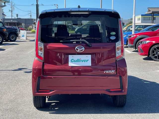 ダイハツ ムーヴ カスタム RS ハイパー SAⅡ 長崎県 2017(平29)年 4.6万km ワインⅡ 社外カロッツェリア8インチナビ/バックカメラ/スマートアシストII/ハーフレザーシート/ターボ車/革巻きステアリング/純正15インチAW/LEDヘッドライト/LEDフォグランプ/オートライト/ETC