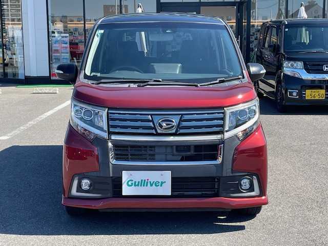 ダイハツ ムーヴ カスタム RS ハイパー SAⅡ 長崎県 2017(平29)年 4.6万km ワインⅡ 社外カロッツェリア8インチナビ/バックカメラ/スマートアシストII/ハーフレザーシート/ターボ車/革巻きステアリング/純正15インチAW/LEDヘッドライト/LEDフォグランプ/オートライト/ETC