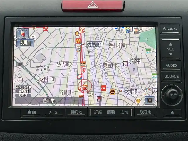 ホンダ ＣＲ－Ｖ 24G 愛知県 2012(平24)年 15.4万km ホワイトオーキッドパール 純正HDDナビ/フルセグテレビ/バックカメラ/ウィンカーミラー/クルーズコントロール/ドアバイザー/プッシュスタート/ビルトインETC/4WD