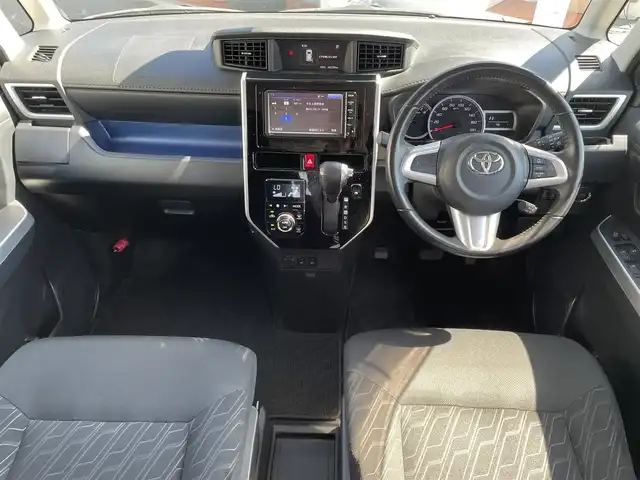 トヨタ タンク カスタムG 長野県 2018(平30)年 4.7万km レーザーブルークリスタルシャイン 4WD/純正ナビ/・Bluetooth/TV/CD/DVD/バックカメラ/純正ETC/純正フロアマット/クルーズコントロール追走無し/前席シートヒーター/両側パワースライド/純正14インチAW/コーナーセンサー前後/後部座席サンシェード/LEDオートライト/純正ドアバイザー/電格ミラー/スペアキー１本/スマートキー/取り扱い説明書/保証書