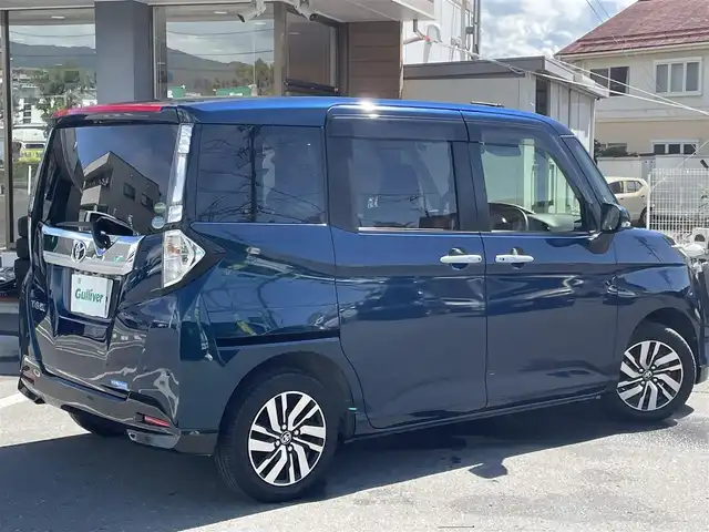 トヨタ タンク カスタムG 長野県 2018(平30)年 4.7万km レーザーブルークリスタルシャイン 4WD/純正ナビ/・Bluetooth/TV/CD/DVD/バックカメラ/純正ETC/純正フロアマット/クルーズコントロール追走無し/前席シートヒーター/両側パワースライド/純正14インチAW/コーナーセンサー前後/後部座席サンシェード/LEDオートライト/純正ドアバイザー/電格ミラー/スペアキー１本/スマートキー/取り扱い説明書/保証書