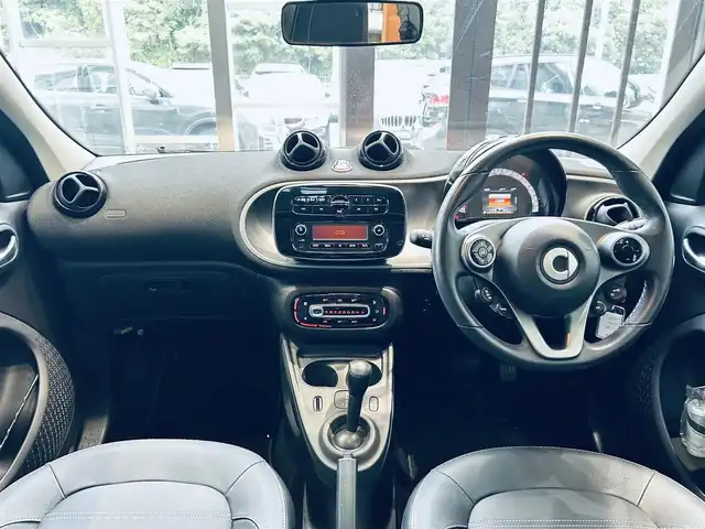 スマート ＭＣＣ スマート フォーフォー プライム 大阪府 2016(平28)年 2.3万km 赤 ワンオーナー/ガラスルーフ/レザーシート/シートヒーター/純正15インチAW/クリアランスソナー/クルーズコントロール/USB/AUX/Bluetooth/純正フロアマット/リモコンキー/アイドリングストップ/ETC