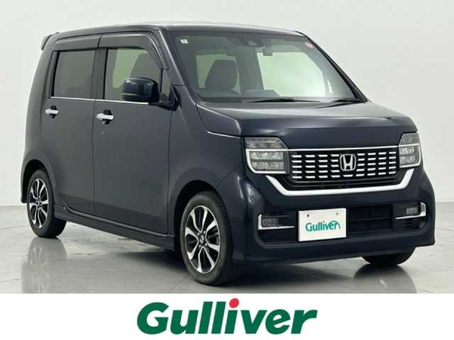 ホンダ Ｎ ＷＧＮ カスタム L ホンダセンシング 熊本県 2022(令4)年 2.4万km ミッドナイトブルービームM 純正ナビ（ＣＤ・ＤＶＤ・フルセグ・ＢＴ・ＵＳＢ）/バックカメラ　/社外前後ドライブレコーダー　/ビルトインＥＴＣ　/レーダークルーズコントロール　/運転席シートヒーター　/前後クリアランスソナー　/ホンダセンシング/・衝突軽減ブレーキ/・アダブティブクルーズコントロール/・先行車発進お知らせ機能/・路外逸脱制御機能/・レーンキープアシスト/・標識認識機能/・オートハイビーム/横滑り防止/純正フロアマット/純正１４インチAW/オートライト/LEDヘッドライト/フォグランプ/スマートキー/プッシュスタート
