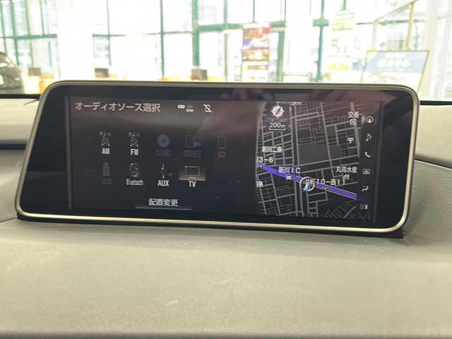 レクサス ＲＸ 200t Fスポーツ 道央・札幌 2017(平29)年 5.8万km グラファイトブラックガラスフレーク ・4WD/・純正ナビ/フルセグTV/DVD/CD/SD/BT/・パノラミックビューモニター/・ドライブレコーダー/・パワーバックドア/・プリクラッシュセーフティ/・レーダークルーズコントロール/・レーンキーピングアシスト/・ブラインドスポットモニター/・インテリジェントクリアランスソナー/・ヘッドアップディスプレイ/・パドルシフト/・オートマチックハイビーム/・ステアリングヒーター/・レザーシート/・前席シートヒーター/ベンチレーション/・横滑り防止/・アイドリングストップ/・LEDヘッドライト/・LEDフォグ/・ビルトインETC/・プッシュスタート/・スマートキー/・電格ミラー/・ミラーヒーター/・シーケンシャルウインカー/・夏タイヤ純正20インチAW積込