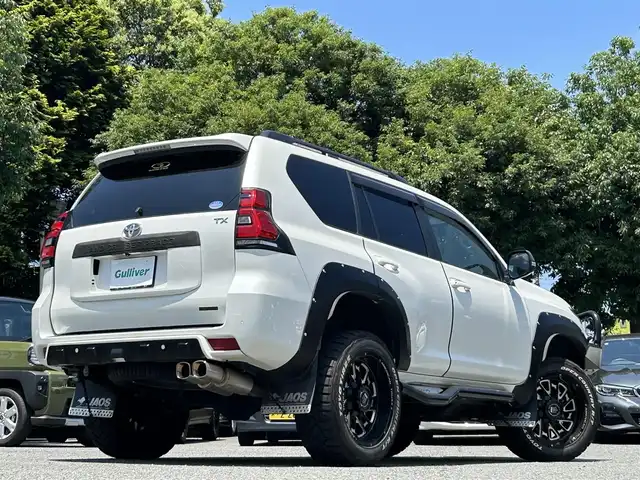 トヨタ ランドクルーザー プラド TX Lパッケージ 東京都 2020(令2)年 5.7万km ホワイトパールクリスタルシャイン アルパイン製9インチナビ/Bluetooothオーディオ/フルセグTV/DVD再生/ビルトインETC/ルーフレール(黒)/・・・・・・・・・・・・・・・・・・・・・・・/構造変更申請済み/全長503cm×全幅200cm×全高198cm/・・・・・・・・・・・・・・・・・・・・・・・/BLITZ製車高調/DAMPER ZZ-R/LIFT UPモデル/ARB INTENSITY SOLIS(LEDフォグランプ)/ARB GMEアンテナ/ARB グリルガード一体型バンパー/JAOSマッドガード/KADDISサイドステップ/KADDISフューエルリッドプロテクター/ガナドールマフラー/ボンネットプロテクター/オーバーフェンダー/IPFバックランプ600