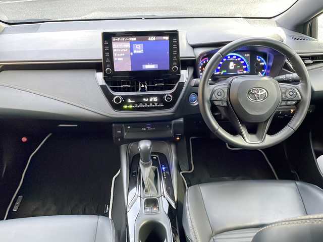 トヨタ カローラツーリング ハイブリッド ダブルバイビー 新潟県 2022(令4)年 3.3万km スパークリングブラックパールクリスタルシャイン 純正ナビ/(CD/DVD/Bluetooth/Miracast)/バックカメラ/トヨタセーフティセンス/・プリクラッシュセーフティー/・レーンディパーチャーアラート/・パーキングサポートブレーキ/・前後コーナーセンサー/・レーダークルーズコントロール/・オートマチックハイビーム/ブラインドスポットモニター/ハーフレザーシート/D/N席シートヒーター/ステアリングスイッチ/ステアリングヒーター/LEDオートライト/オートハイビーム/純正フロアマット/純正ドアバイザー/スマートキー/プッシュスタート/ビルトインETC/取扱説明書/保証書