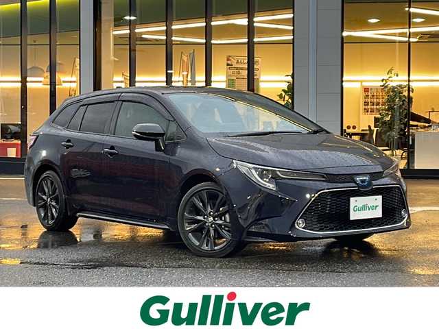 トヨタ カローラツーリング ハイブリッド ダブルバイビー 新潟県 2022(令4)年 3.3万km スパークリングブラックパールクリスタルシャイン 純正ナビ/(CD/DVD/Bluetooth/Miracast)/バックカメラ/トヨタセーフティセンス/・プリクラッシュセーフティー/・レーンディパーチャーアラート/・パーキングサポートブレーキ/・前後コーナーセンサー/・レーダークルーズコントロール/・オートマチックハイビーム/ブラインドスポットモニター/ハーフレザーシート/D/N席シートヒーター/ステアリングスイッチ/ステアリングヒーター/LEDオートライト/オートハイビーム/純正フロアマット/純正ドアバイザー/スマートキー/プッシュスタート/ビルトインETC/取扱説明書/保証書