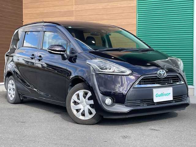 トヨタ シエンタ G クエロ 静岡県 2018(平30)年 3.1万km クールボルドーガラスフレーク ワンオーナー/純正ナビ【NSCD-W66】/(BT/CD/AM/FM/フルセグTV)/両側パワースライドドア/衝突軽減ブレーキ/ハーフレザーシート/バックカメラ/ビルトインＥＴＣ/LEDヘッドライト/オートハイビーム/純正フロアマット/保証書/取扱説明書