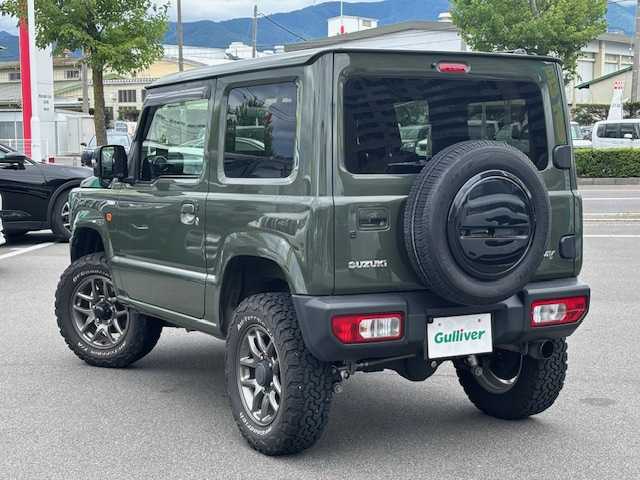 スズキ ジムニー XC 長野県 2019(令1)年 5.5万km ジャングルグリーン 五速マニュアル　/ドラレコ　/ＬＥＤライト　/４ＷＤ　/クルーズコントロール　/社外マフラー　/社外足回り　/フルセグテレビ　/車外カメラ　/プッシュスタート　/ダウンヒルアシスト　/Bluetooth　/衝突軽減システム