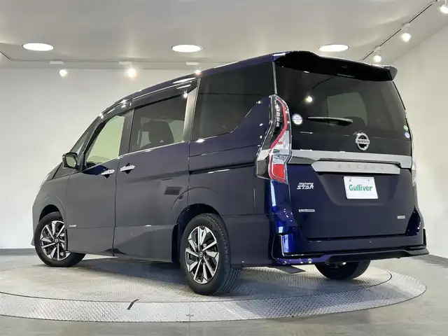 日産 セレナ ハイウェイスター V 愛知県 2021(令3)年 4.5万km アズライトブルー 純正９型ＳＤナビ　/（Bluetooth/フルセグTV/SD/CD・DVD再生）/アラウンドビューモニター　/プロパイロット　/両側パワースライドドア（ハンズフリー機能有）/ビルトインＥＴＣ　/シートヒーター　/ステアリングヒーター　/デジタルインナーミラー　/ドライブレコーダー　/ＵＳＢ接続/LEDヘッドライト/LEDフォグランプ/クリアランスソナー/後席サンバイザー/プッシュスタート/　　-スマートキー