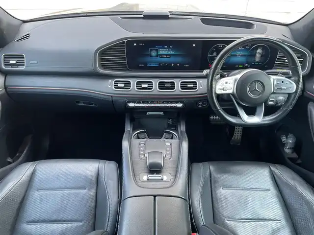メルセデス・ベンツ ＧＬＥ４５０ 4MATIC スポーツ 福岡県 2021(令3)年 8万km オブシディアンブラック 4WD/ターボ/7人乗り/パノラミックスライディングルーフ/Burmesterサウンド/純正12.3インチナビ/　(AM/FM/Bluetooth/フルセグTV)/360°ビューカメラ/バック/サイド/フロントカメラ/レーダーセーフティパッケージ/・ブレーキアシスト/・ブラインドスポットアシスト/・レーンキーピングアシスト/・レーンチェンジアシスト/・道路標識アシスト/・アテンションアシスト/・ディスタンスアシストディストロニック/・ステアリングアシスト/アダプティブハイビームアシストプラス/バックソナー/純正20インチアルミホイール/パワーバックドア/ルーフレール/レベルコントロール/ビルトインETC2.0/ヘッドアップディスプレイ/パドルシフト/黒レザーシート/パワーシート(1.2列目)/シートヒーター(1.2列目)/シートベンチレーション(D/N)/シートメモリー(D/N)/電動格納シート(2列目)/ワイヤレス充電/USB-Cポート/純正積載品(サンシェード、ワイパーブレード)/スペアキー×1/ISOFIX/保証書/取扱説明書