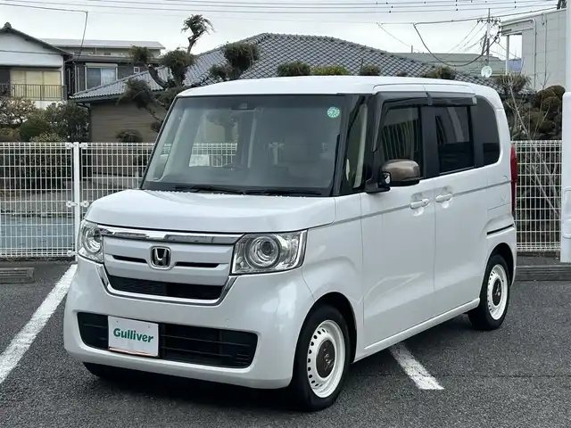 ホンダ Ｎ ＢＯＸ G L ホンダセンシング 静岡県 2020(令2)年 2.3万km プラチナホワイトパール 純正メモリナビ（ラジオ/CD/DVD/BT/USB/フルセグTV）/ワンオーナー/ビルトインETC/ドライブレコーダー/クルーズコントロール/シートヒーター（D/N席）