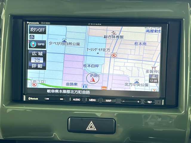 スズキ ハスラー G 岐阜県 2019(平31)年 5.6万km クールカーキPM 登録時走行距離55112km/社外SDナビ【CD/TV/Bluetooth】/衝突軽減ブレーキ/レーンキープアシスト/プッシュスタート/スマートキー(スペアスマート×1)/ドライブレコーダー/ベンチシート/ドアバイザー/ETC