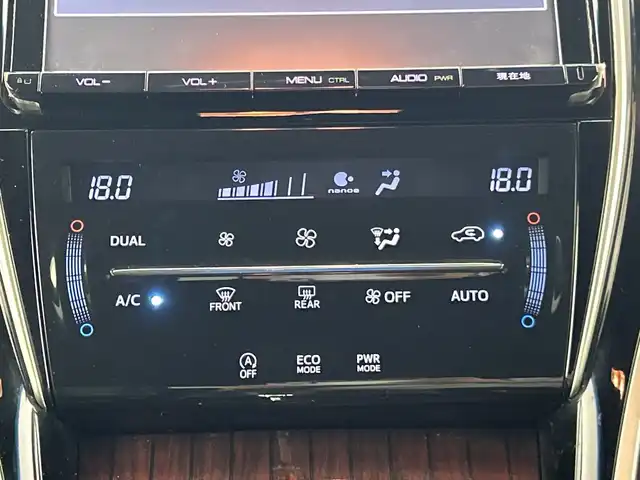 トヨタ ハリアー プレミアム 愛知県 2014(平26)年 2.7万km スパークリングブラックパールクリスタルシャイン 純正SDナビ/（Bluetooth・フルセグテレビ・CD・AM/FM）/バックカメラ/ビルトインETC/レーダークルーズコントロール/レーンキープアシスト/パワーシート/パワーバックドア/純正１８インチアルミホイール/ウッドコンビステアリング/純正LEDヘッドライト/カーテンエアバッグ/オートマチックハイビーム/スペアキー・プッシュスタート