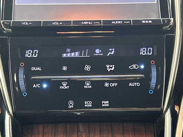 トヨタ ハリアー プレミアム 愛知県 2014(平26)年 2.7万km スパークリングブラックパールクリスタルシャイン 純正SDナビ/（Bluetooth・フルセグテレビ・CD・AM/FM）/バックカメラ/ビルトインETC/レーダークルーズコントロール/レーンキープアシスト/パワーシート/パワーバックドア/純正１８インチアルミホイール/ウッドコンビステアリング/純正LEDヘッドライト/カーテンエアバッグ/オートマチックハイビーム/スペアキー・プッシュスタート