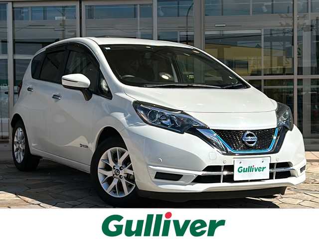 日産 ノート e－パワー X 静岡県 2020(令2)年 3.4万km ブリリアントホワイトパール プリクラッシュ/・コーナーセンサー前後/・レーンキープアシスト/・バックカメラ/純正ナビ/・DVD/・AM/・FM/・ワンセグTV/・CD/主要装備/・スマートキー/・オートライト/・オートマチックハイビーム/・アイドリングストップ/・ドアバイザー/・プッシュスタート/・ETC
