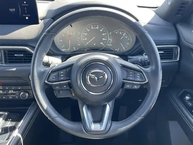 マツダ ＣＸ－８ XD スポーツアピアランス 滋賀県 2024(令6)年 1.5万km ジェットブラックマイカ 純正ナビ/(Bluetooth/フルセグ/Carplay)/Terzo ルーフキャリア/i-ACTIVSENSE/・衝突軽減ブレーキ/・360°ビューモニター/・レーダークルーズコントロール/・標識認識/・ブラインドスポットモニター/・レーンキープアシスト/・LEDオートライト/・Autoハイビーム/電動リアゲート/レザーシート/シートヒーター/ベンチレーション/パワーシート/ステアリングヒーター/ヘッドアップディスプレイ/ETC/USB/電動格納ミラー/純正ホイール付きスタッドレスタイヤ