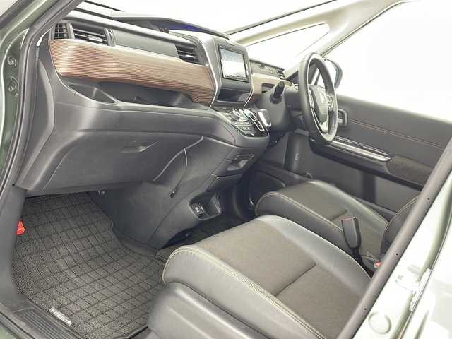 ホンダ フリード＋ ハイブリット クロスター ホンダセンシング 沖縄県 2022(令4)年 5.2万km シルバーミストグリーンM 純正ナビ　（VXM-224VFi）/（ＣＤ、ＤＶＤ、フルセグＴＶ、Ｂｌｕｅｔｏｏｔｈ）　/バックカメラ/ドライブレコーダー/ＥＴＣ/両側パワースライドドア/クルーズコントロール/ステアリングスイッチ/後方誤発進抑制機能/プッシュスタート/スマートキー/スペアキー/シートヒーター/ハーフレザーシート/純正フロアマット/純正15インチアルミホイール/保証書/取扱説明書