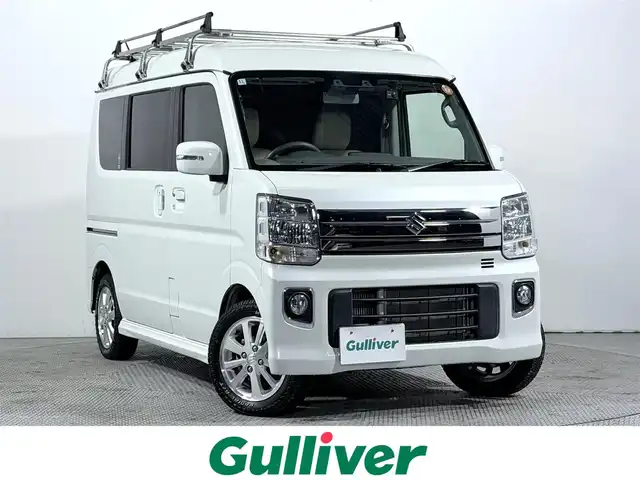 スズキ エブリィ ワゴン PZターボ スペシャル 大阪府 2022(令4)年 1.8万km パールホワイト ターボ　社外ナビＴＶ　両側パワスラ　バックカメラ　ＥＴＣ　ドラレコ　シートヒーター　衝突軽減　アイドリングストップ　ＬＥＤヘッドライト　クリアランスソナー　プッシュスタート　スマートキー　フォグランプ