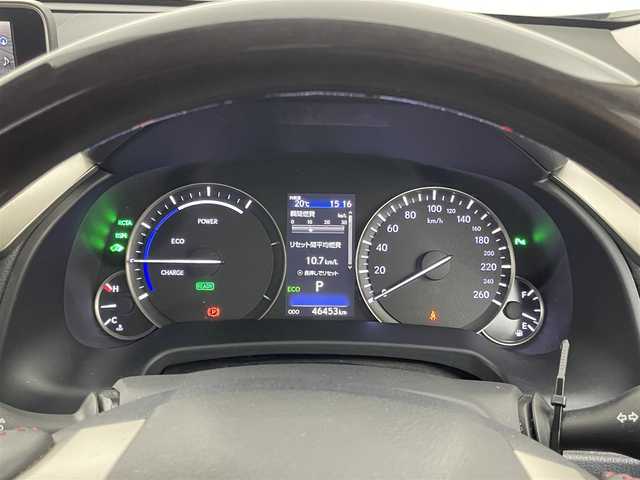 レクサス ＲＸ 450h バージョンL 埼玉県 2020(令2)年 4.7万km ディープブルーマイカ サンルーフ　パノラミックビュー　ルーフレール　メーカーナビ　ＨＵＤ　ＢＳＭ　茶レザーシート　ＡＣ１００Ｖ　ＥＴＣ　シートヒーター　ベンチレーション　三眼ＬＥＤライト　電動リアゲート　レーダークルーズ