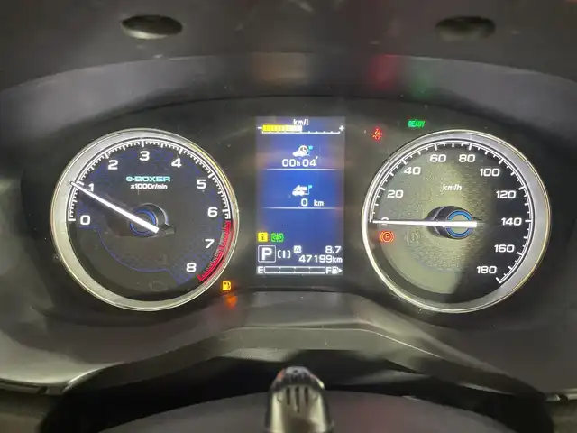 スバル フォレスター ハイブリッド アドバンス 福岡県 2020(令2)年 4.7万km クリスタルブラックシリカ 純正SDナビ/フルセグ/（AM/FM/CD/DVD/BT）/バックカメラ/電動リアゲート/追従型クルーズコントロール/レザーシート/D/Nシートヒーター/D/Nパワーシート/ビルトインETC/前後ドラレコ/純正AW18インチ/横滑り防止装置/衝突軽減システム/レーンアシスト/BSM/プッシュスタート/スマートキー