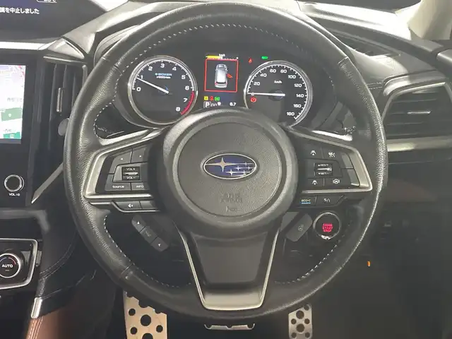 スバル フォレスター ハイブリッド アドバンス 福岡県 2020(令2)年 4.7万km クリスタルブラックシリカ 純正SDナビ/フルセグ/（AM/FM/CD/DVD/BT）/バックカメラ/電動リアゲート/追従型クルーズコントロール/レザーシート/D/Nシートヒーター/D/Nパワーシート/ビルトインETC/前後ドラレコ/純正AW18インチ/横滑り防止装置/衝突軽減システム/レーンアシスト/BSM/プッシュスタート/スマートキー