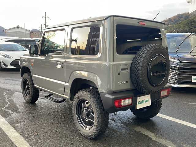 スズキ ジムニー XL 京都府 2022(令4)年 2.5万km ミディアムグレー 社外メモリナビ　Ｂｌｕｅｔｏｏｔｈオーディオ　フルセグ　ＤＶＤ再生　バックカメラ　リフトアップ　前席シートヒーター　リフトアップ　ビルトインＥＴＣ　スマートキー　プッシュスタート　フロアマット　禁煙車