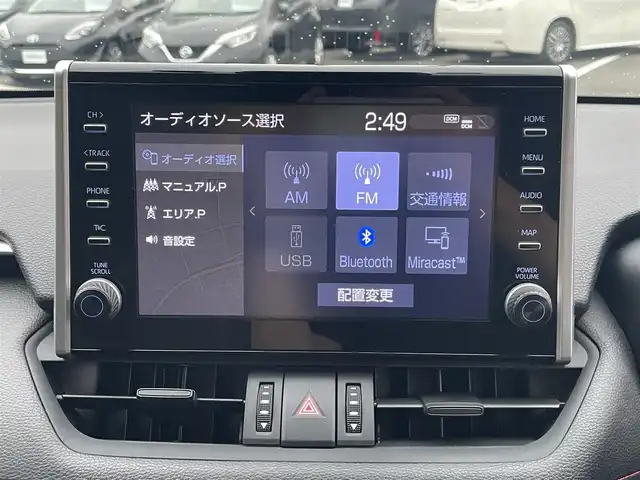 トヨタ ＲＡＶ４ アドベンチャー オフロードPKG 愛媛県 2022(令4)年 2.8万km アティチュードブラックマイカ 純正ディスプレイオーディオ（Bluetooth/メモリ/USB）/黒合皮シート/シートヒーター/エアシート/トヨタセーフティセンス/ダウンヒルアシストコントロール/前方ドライブレコーダー/ブラインドスポットモニター/アラウンドビューモニター/前後コーナーセンサー/ビルトインETC/ステアリングヒーター/パワーシート/シートメモリー/パワーバックドア/ルーフレール/純正18インチAW/LEDヘッドライト/カーテンエアバック